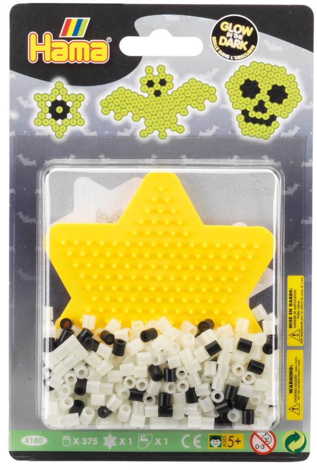 Hama Bügelperlen Midi , Grusel/Glow In The Dark, , Im Blister
