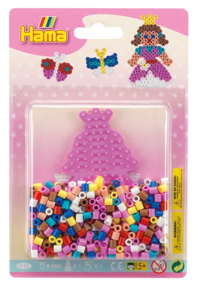 Hama Bügelperlen Midi , Prinzessin/Schmetterling, , Im Blister
