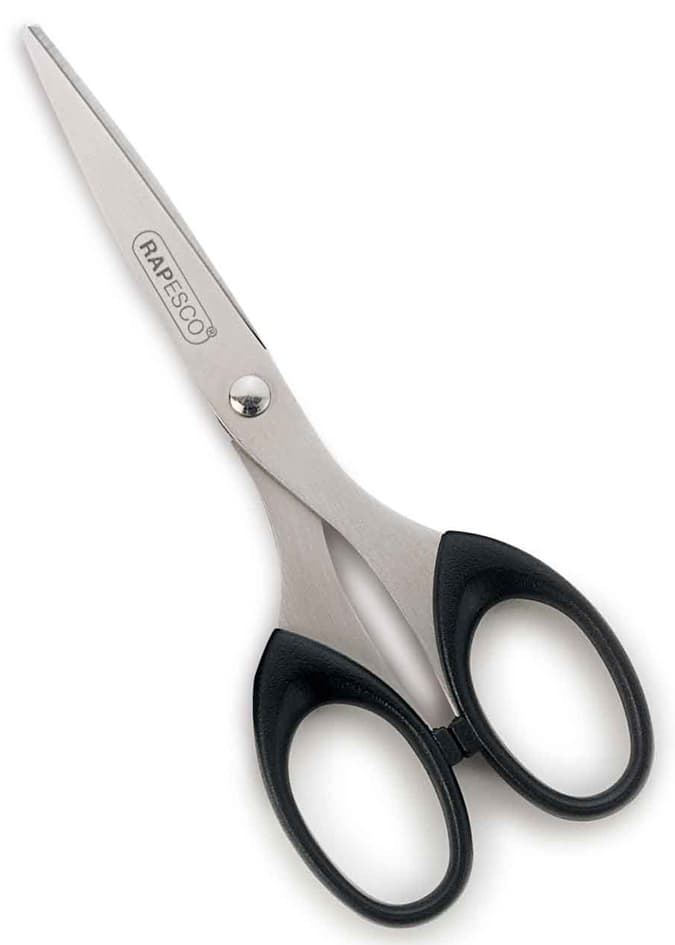 Rapesco Büroschere, Länge: 160 Mm, Schwarz