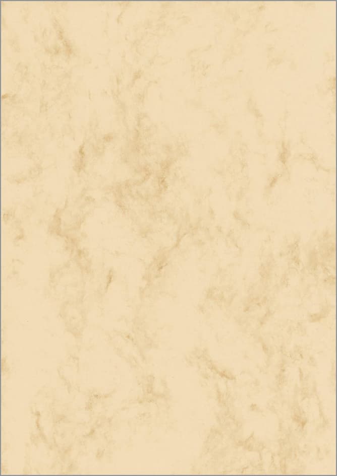Sigel Marmor-Papier, A4, 200 G, Edelkarton, Beige