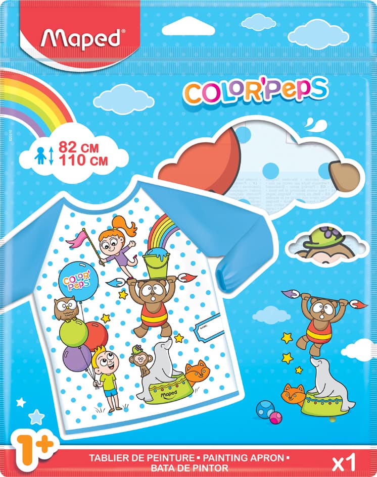 Maped Kinder-Malschürze Color, Peps, Für Größe 82 - 110 Cm
