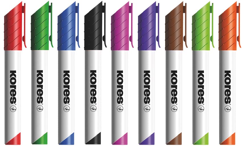 Kores Whiteboard-Marker , K Marker, , Rundspitze, Orange