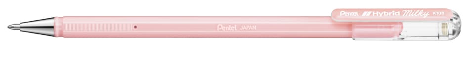 Pentel Gel-Tintenroller Hybrid Milky, Pastellpink