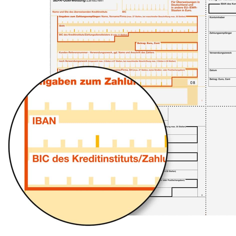 Sigel Bankformular , Pc-Sepa-Überweisung, , Din A4