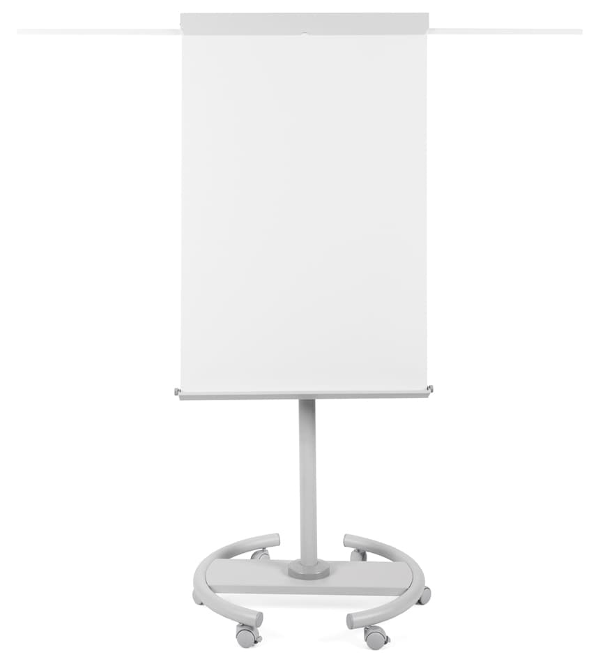 Bi-Office Umwandelbares Flipchart, Grau