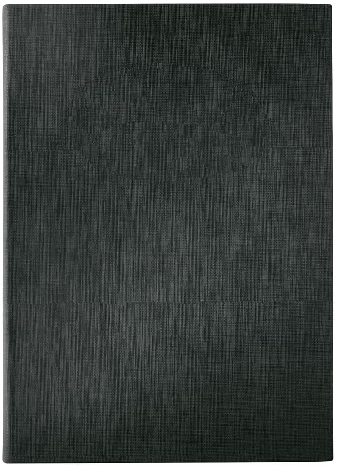 Sigel Speisekarten-Mappe, A4, Schwarz, Gummi-Bindung, Blanko