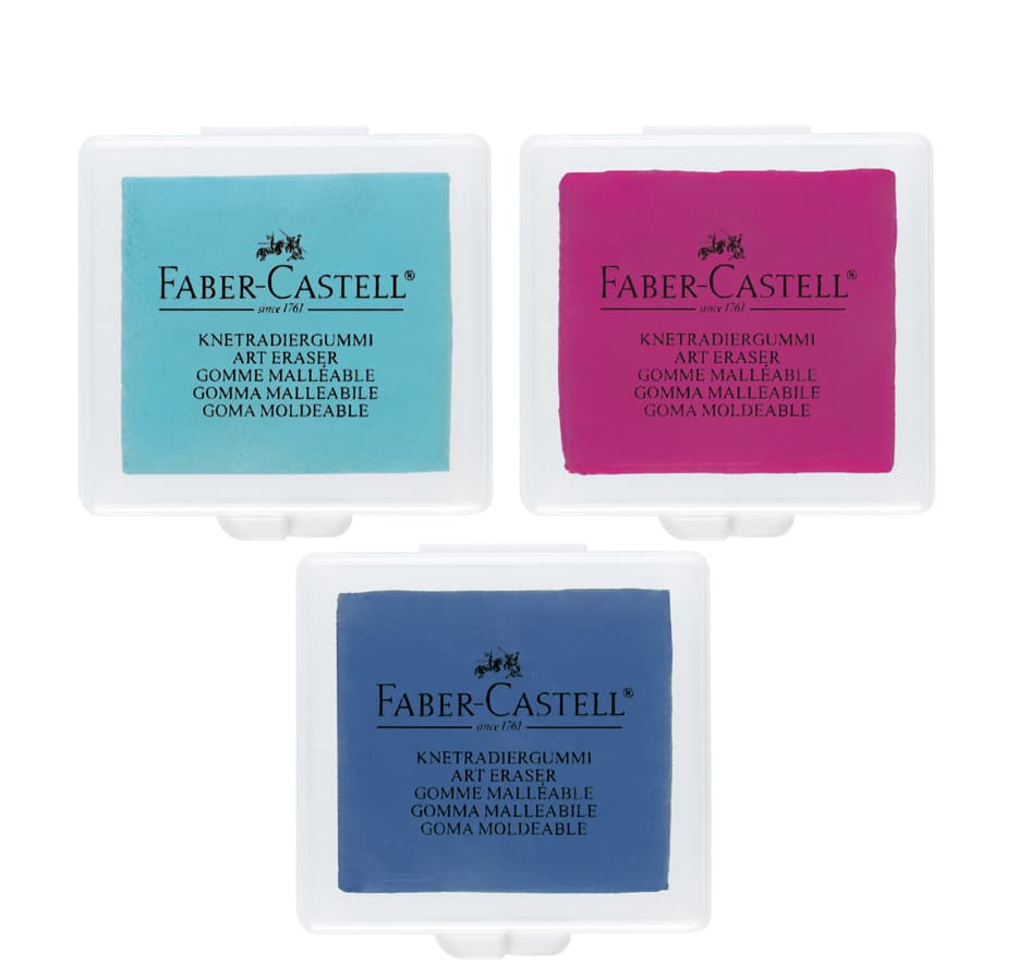 Faber-Castell Knetgummi-Radierer Art Eraser, Sortiert