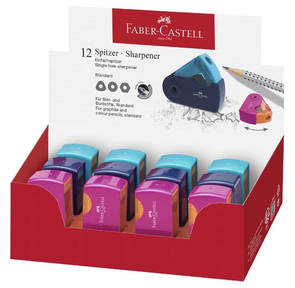 Faber-Castell Einfachspitzdose Sleeve Mini, Sortiert