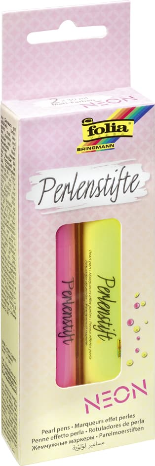 Folia Perlenstifte , Gold & Silver, , 30 Ml, 2er Set