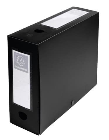 Exacompta Archivbox Mit Druckknopf, Pp, 80 Mm, Blau