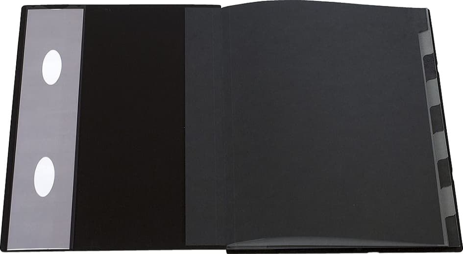 Exacompta Ordnungsmappe Exactive, Pp, 9 Fächer, Schwarz