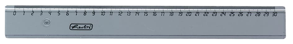 Herlitz Flachlineal, 160 Mm Lang, Transparent