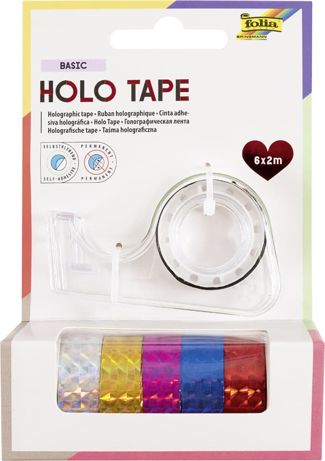 Folia Holographischer Deko-Klebefilm Inkl. Abroller