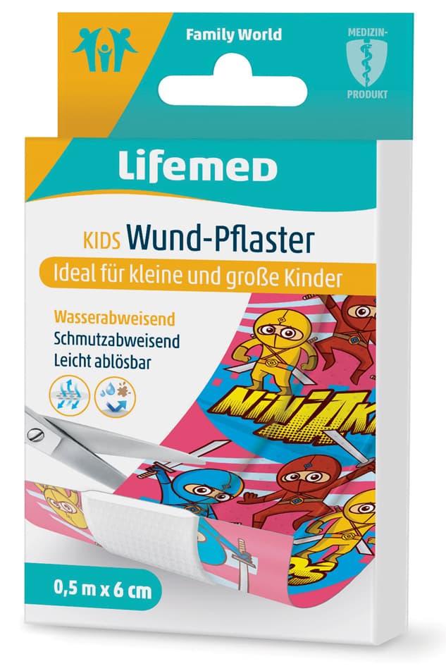 Lifemed Kinder-Wund-Pflaster , Ninjas, , 500 Mm X 60 Mm