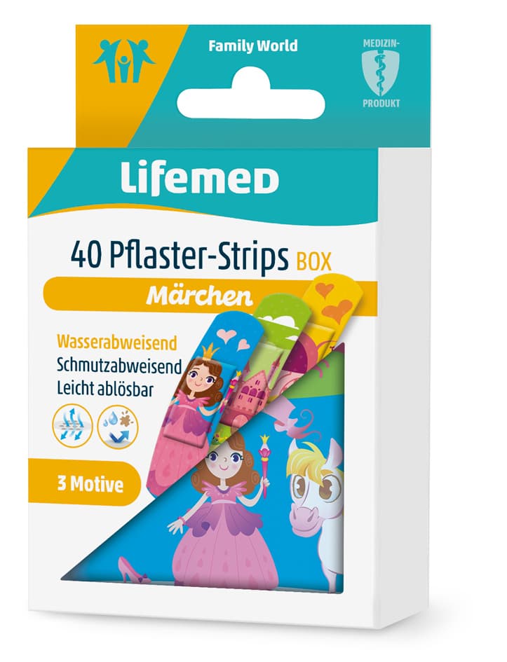 Lifemed Kinder-Pflaster-Strips , Märchen, , 40er Metallbox
