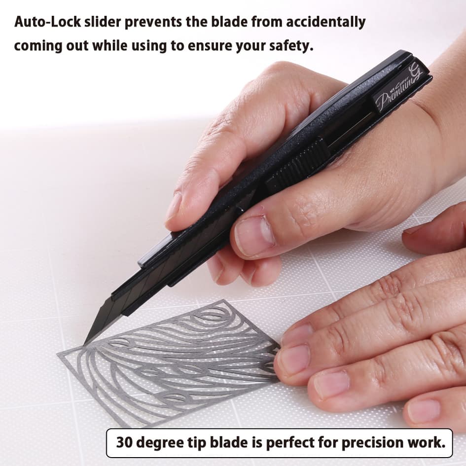 Nt Cutter Pmga-Evo2, Beschichtetes Aluminium, Schwarz