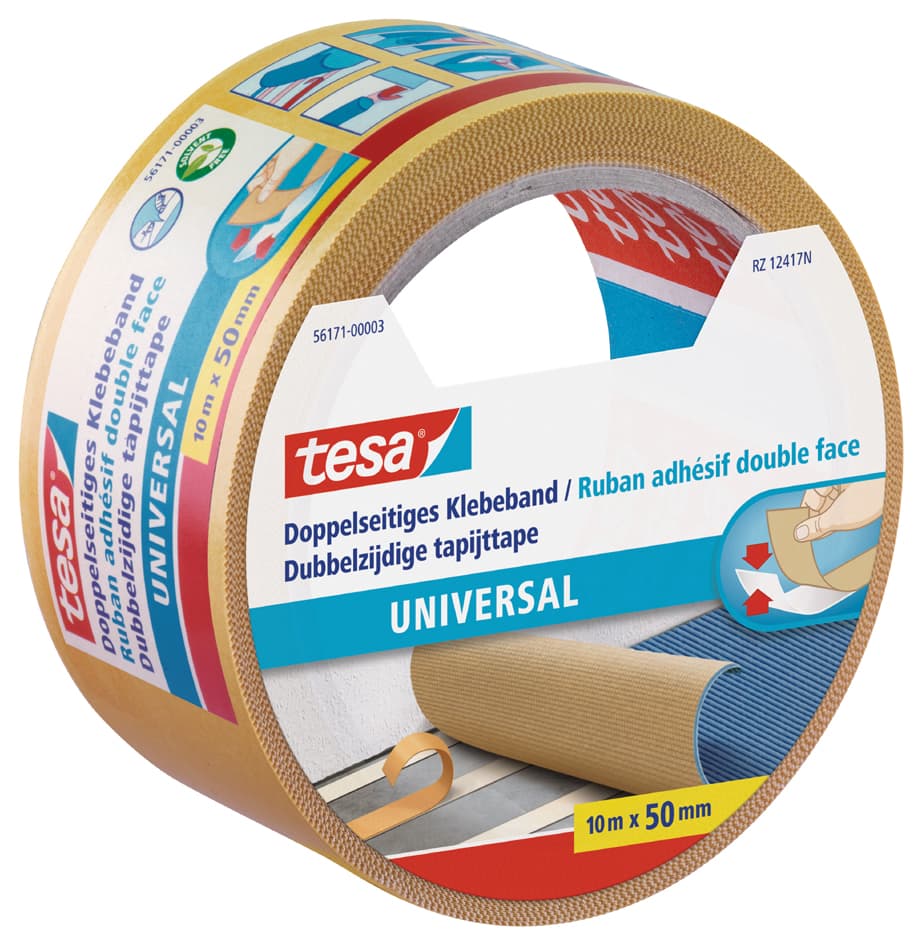 Tesa Doppelseitiges Klebeband Universal, 50 Mm X 10 M