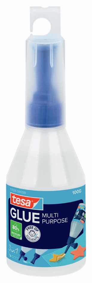 Tesa Vielzweckkleber, In Kunststoff-Flasche, 100 G
