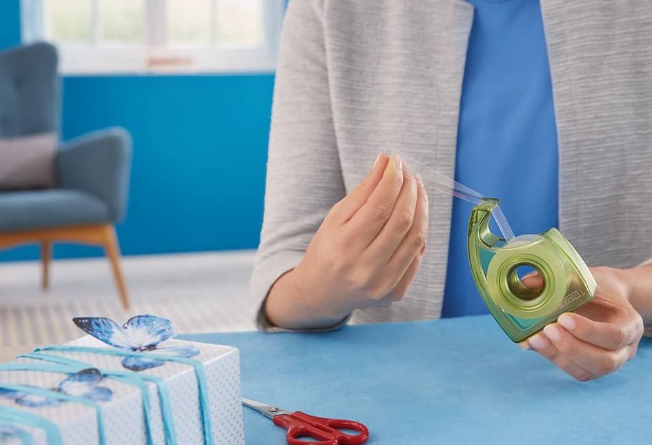 Tesa Handabroller Easy Cut, Grün, Unbestückt, Im Display