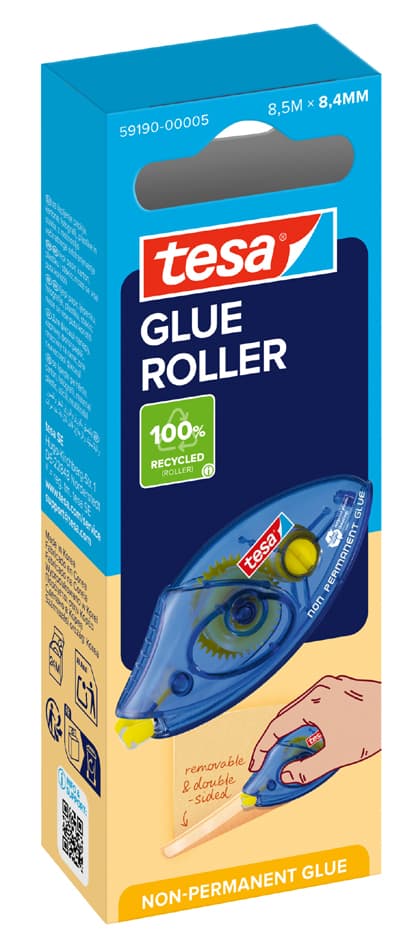 Tesa Einweg-Kleberoller Nonpermanent Glue, 8,4 Mm X 8,5 M