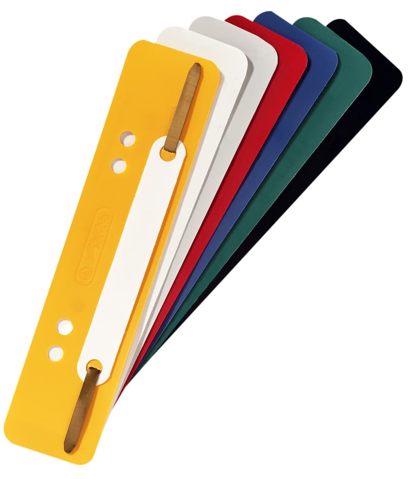 Herlitz Heftstreifen, 34 X 150 Mm, Pp-Folie, Farbig Sortiert