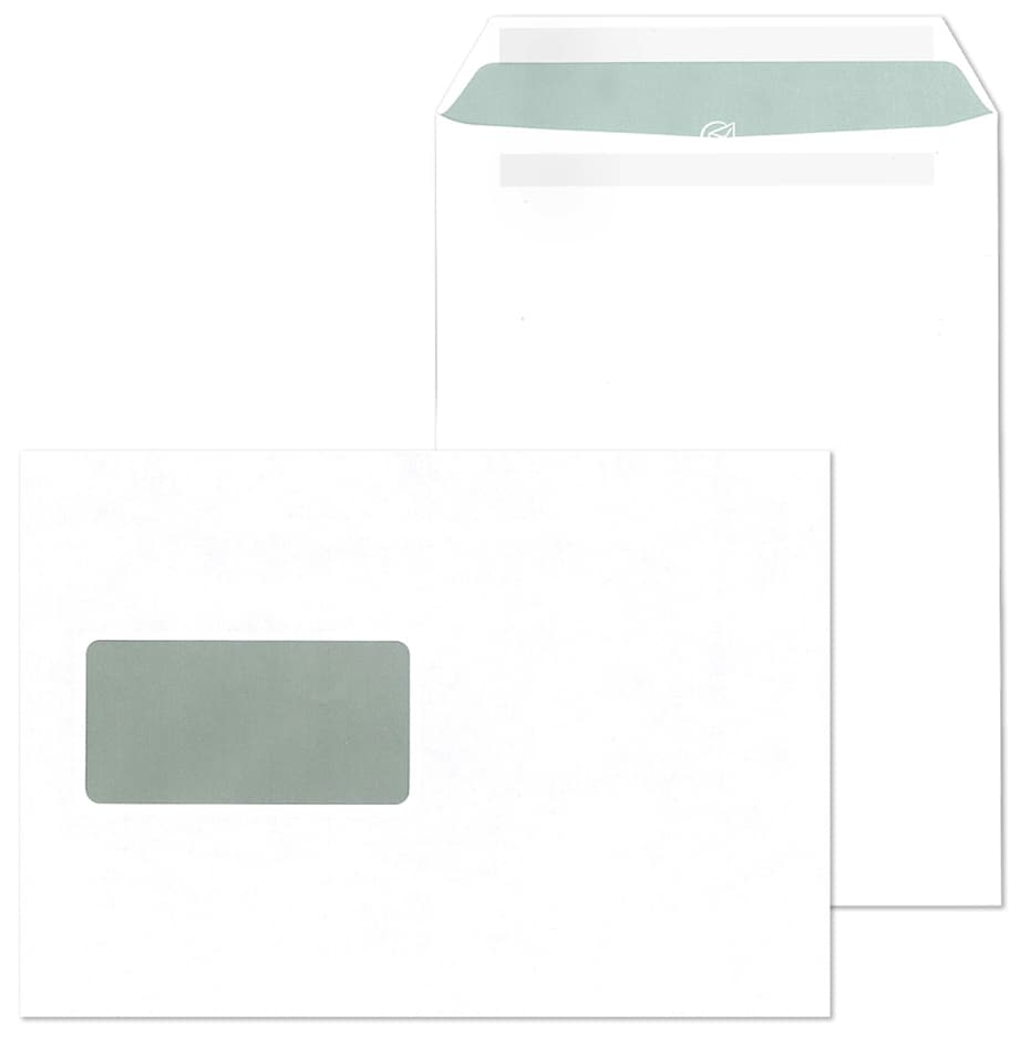Mailmedia Versandtaschen C5 Selbstklebend, Mit Fenster