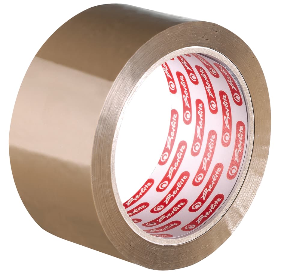 Herlitz Verpackungsklebeband, 50 Mm X 66 M, Braun, Pp