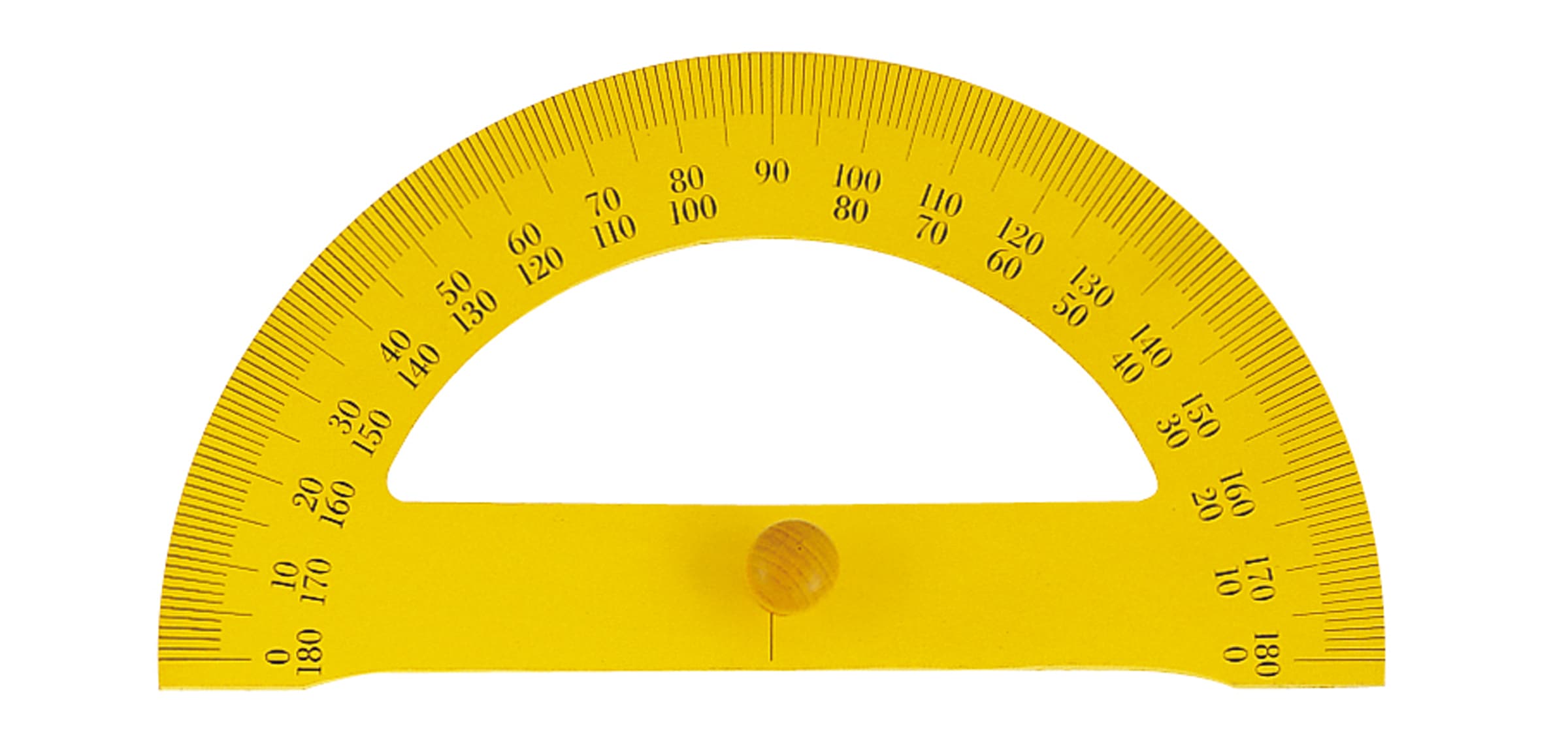 Wonday Tafel-Halbkreis-Winkelmesser, 180 Grad, Magnethaftend