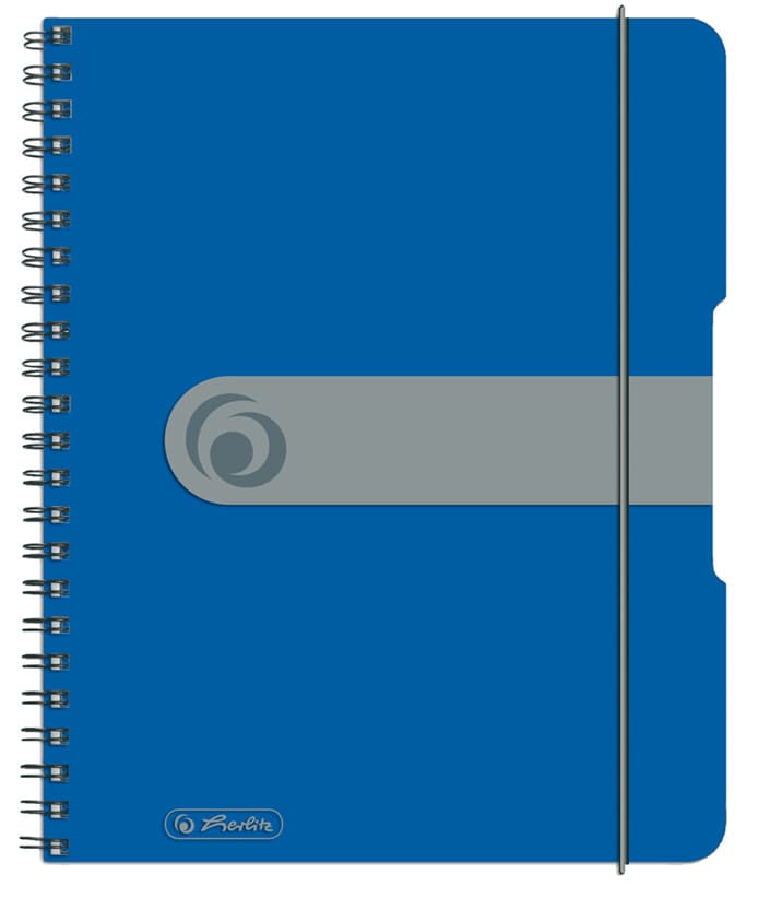 Herlitz Collegeblock Easy Orga To Go, A5, 80 Blatt, Blau