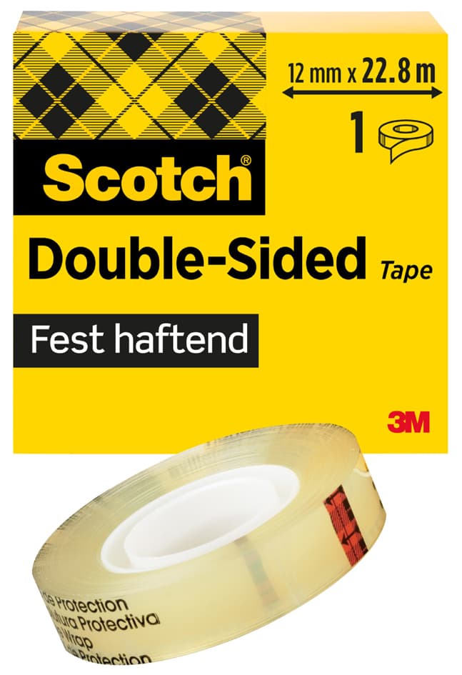 Scotch Doppelseitiger Klebefilm 665, 12 Mm X 22,8 M