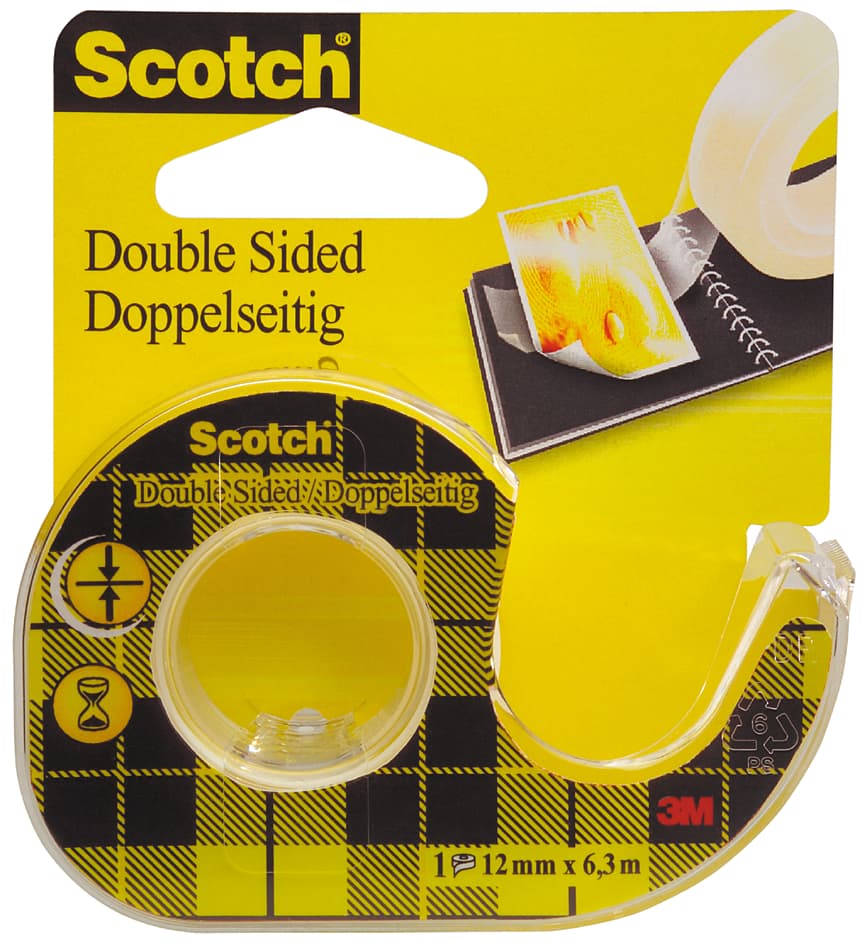 3m Scotch Doppelseitiger Klebefilm 665, 12 Mm X 7,9 M