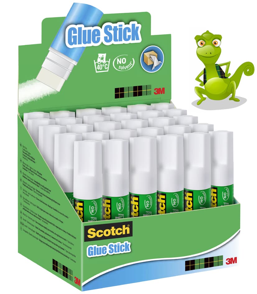 3m Scotch Standard-Klebestift, 8 G, Thekendisplay
