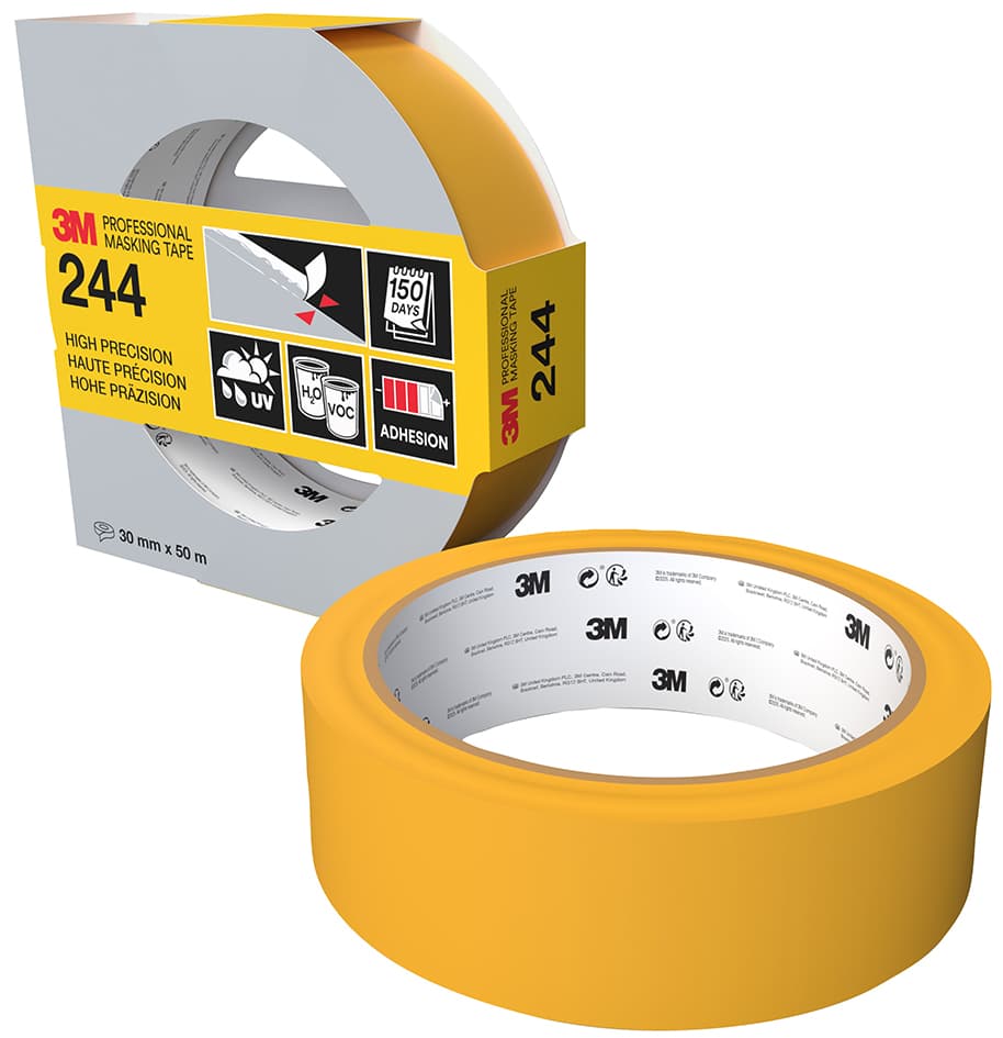 3m Malerabdeckband 244 Gold, 18 Mm X 50 M