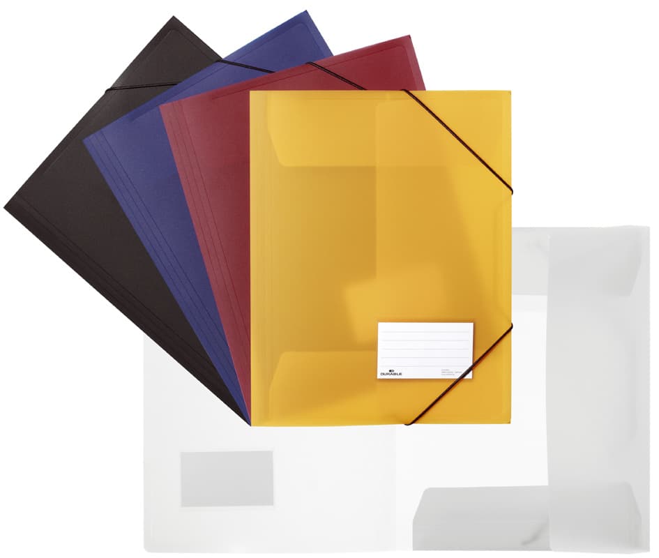 Durable Eckspannermappe, Din A4, Pp, Rot