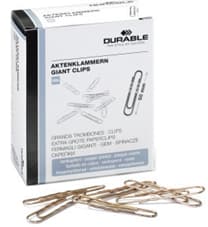 Durable Aktenklammern, Verkupfert, Rund, 77 Mm