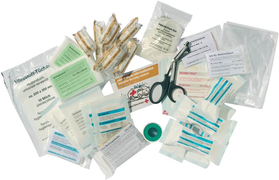 Durable First Aid Kit L, Erste Hilfe Nachfüllpack, Din 13157