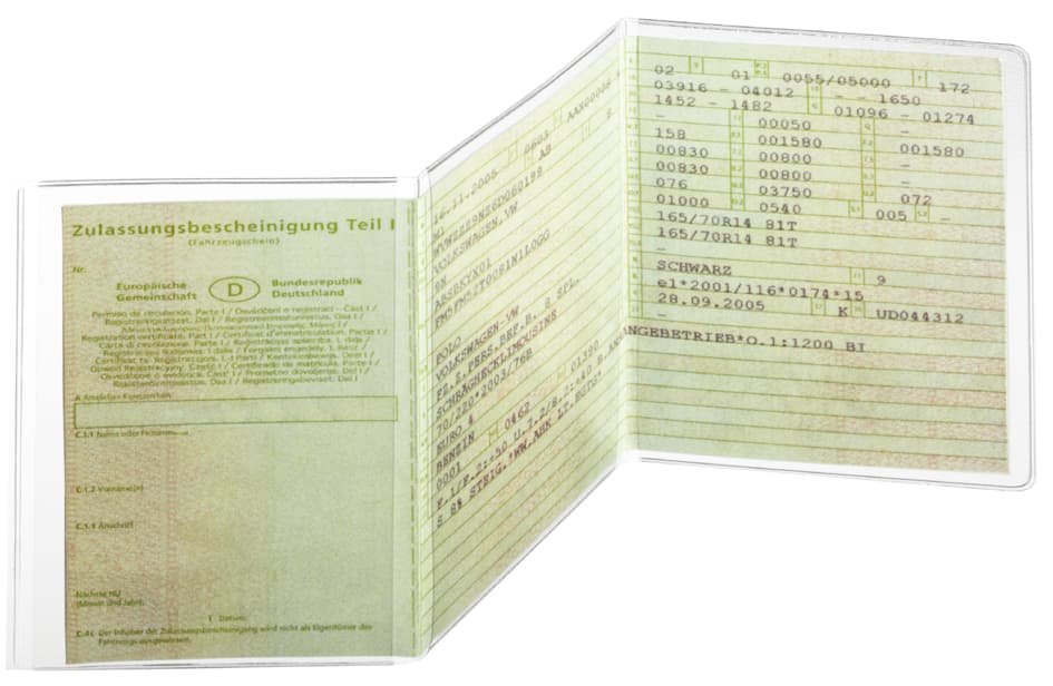 Durable Ausweishülle, Aus Pp, Dreiteilig, Transparent