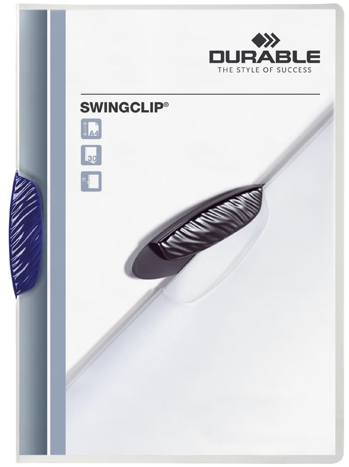 Durable Klemmhefter Swingclip, Din A4, Clip Dunkelblau