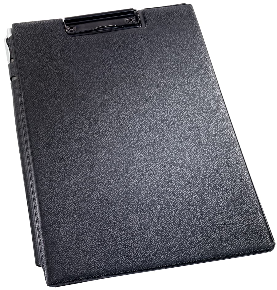 Durable Klemmbrett-Mappe, Din A4+, Schwarz, Aus Weichfolie