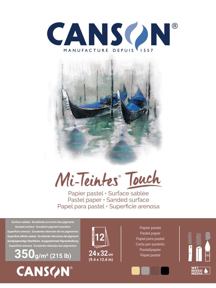 Canson Zeichenpapier-Block , Mi-Teintes Touch, , 297 X 420 Mm