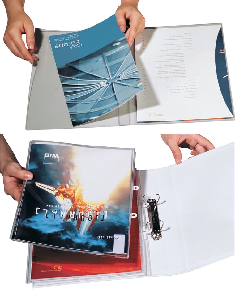 Durable Abheft-Sichthefter, Din A4, Glasklar, Transparent