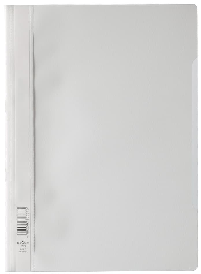 Durable Schnellhefter, Din A4, Aus Pp-Folie, Weiß