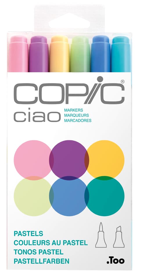 Copic Marker Ciao, 6er Set , Pastels,