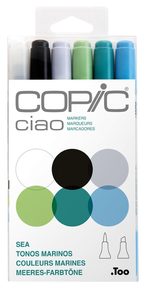 Copic Marker Ciao, 6er Set , Sea,