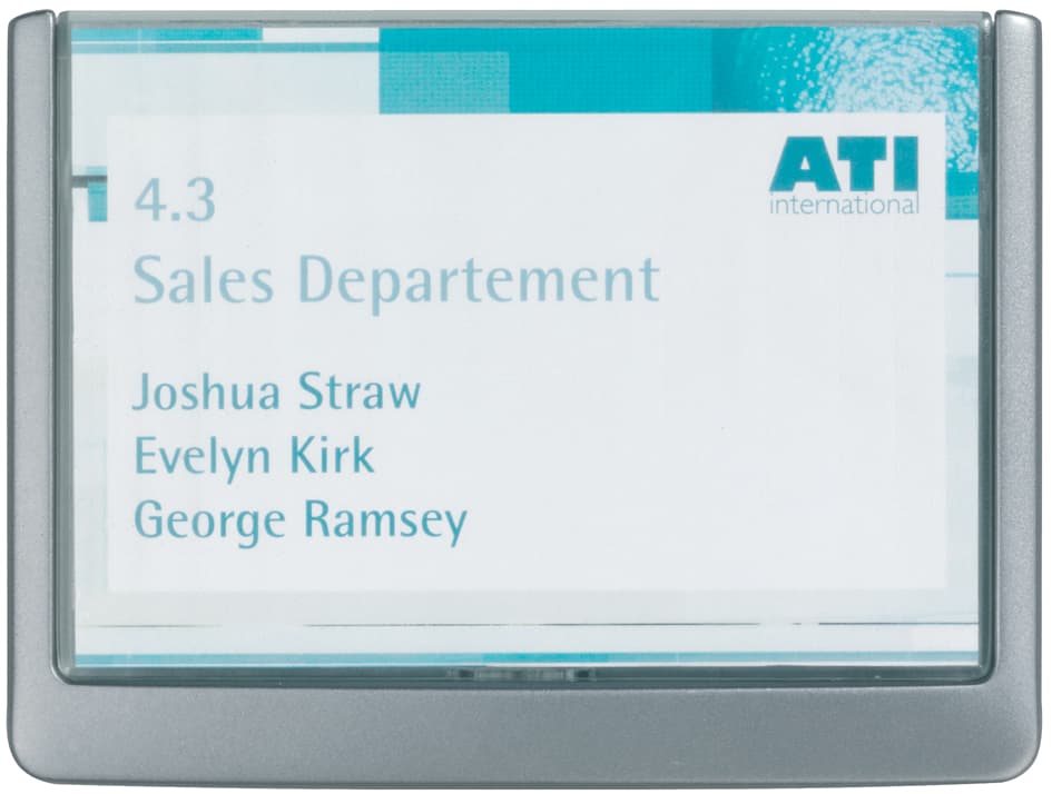 Durable Türschild Click Sign, (B)149 X (H)105,5 Mm, Graphit