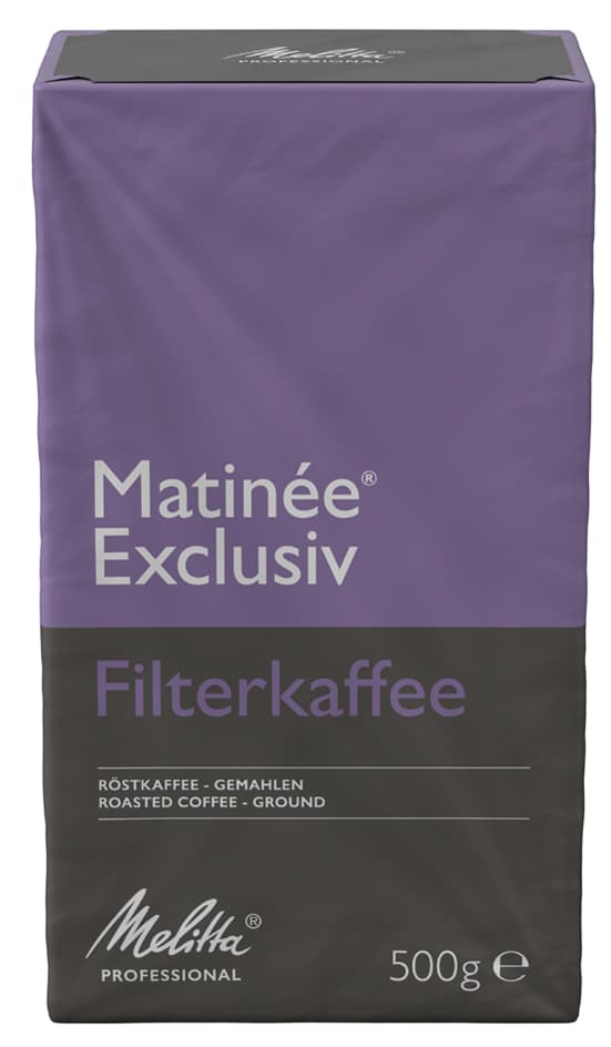 Melitta Kaffee , Matinée Exklusiv, , Gemahlen