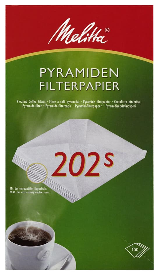 Melitta Pyramidenfiltertüten 202s Für Gastronomie-Maschinen