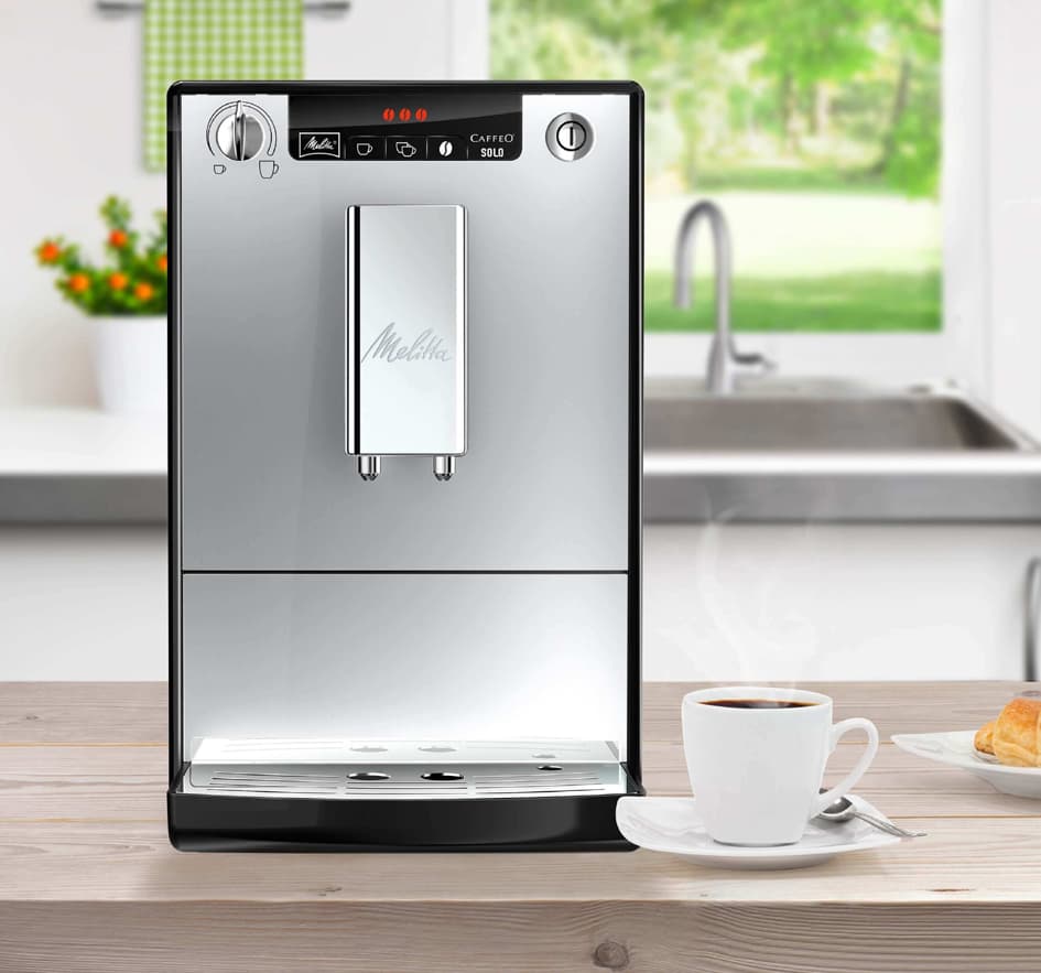 Melitta Kaffeevollautomat , Caffeo Solo, , Silber