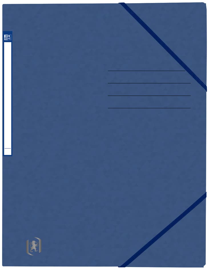 Oxford Eckspannermappe Top File+, Din A4, Dunkelblau