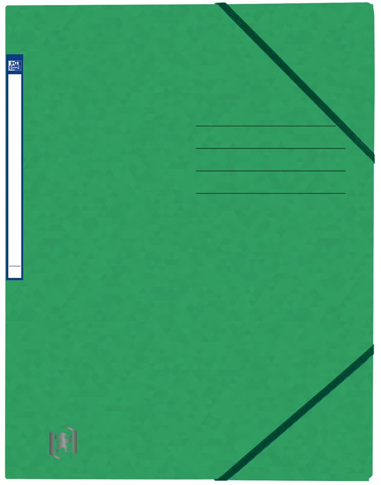 Oxford Eckspannermappe Top File+, Din A4, Grün